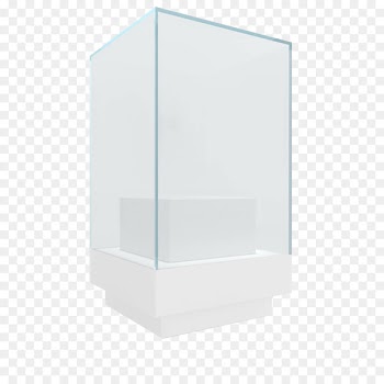 Glass Transparency and translucency - Transparent glass booth 