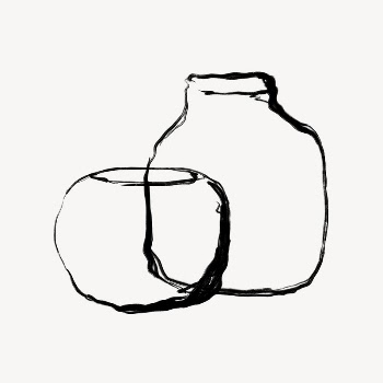 Glass vases collage element, aesthetic | Free Photo - rawpixel