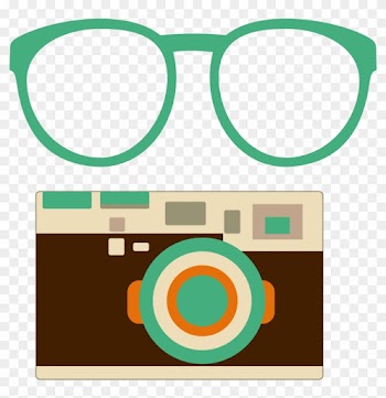 Glasses Camera Clip Art - Vector Graphics
