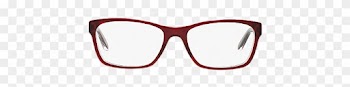 Glasses Clipart Square - Red Ray Ban Glasses Frames