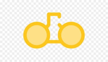 Glasses, Goggles, Sunglasses, Yellow, Line PNG