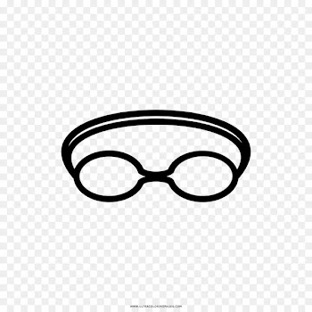 Glasses Goggles Swimming Drawing Coloring book - swimming glasses 