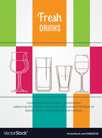 Glasses vector image