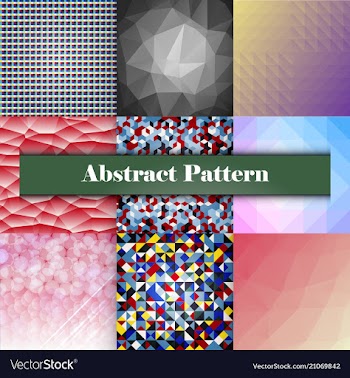 Glazed ceramic tiles mega set colorful vintage vector image
