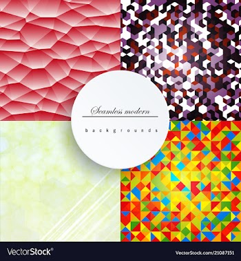 Glazed ceramic tiles mega set colorful vintage vector image