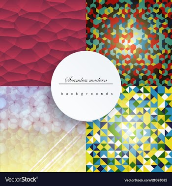 Glazed ceramic tiles mega set colorful vintage vector image