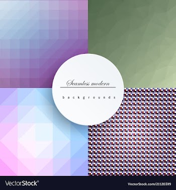 Glazed ceramic tiles mega set colorful vintage vector image