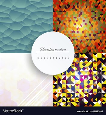 Glazed ceramic tiles mega set colorful vintage vector image