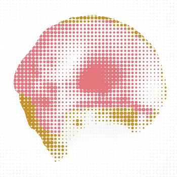 Glazed pink doughnut halftone style  illustration | Free  illustration - 2338308