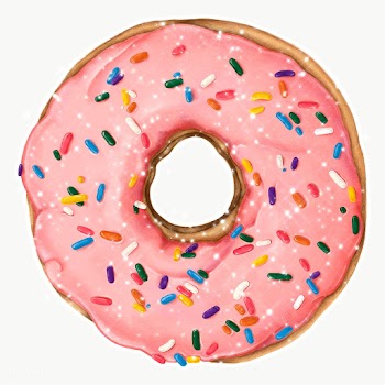 Glazed pink doughnut with sprinkles | Free  transparent png - 2338068