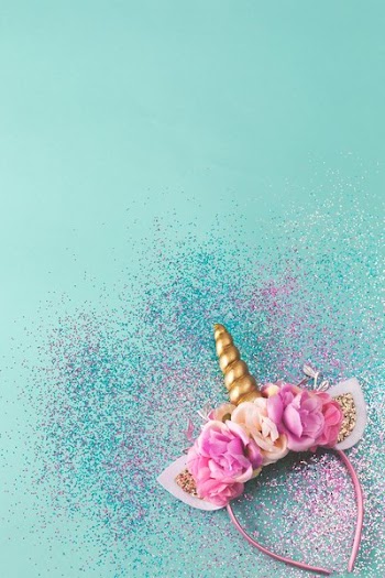 Glitter And Unicorn Costume Headband