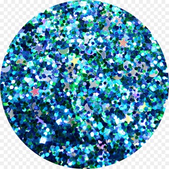 Glitter Blue Green Color Red - silver 