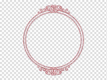 Glitter Frames, pink scrolled template transparent background PNG clipart