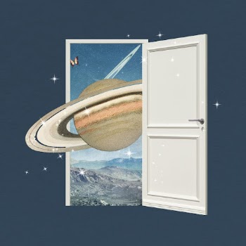 Glitter saturn aesthetic, surreal escapism | Free Photo - rawpixel