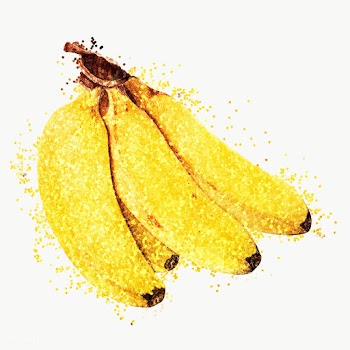 Glittery banana sticker overlay design element  | Free  transparent png - 2366475