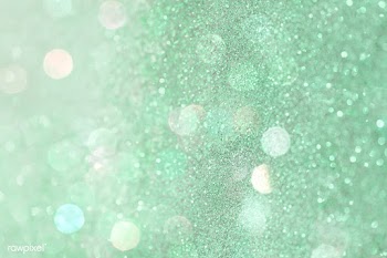 Glittery bokeh pattern on a green background | Free  illustration - 2342656