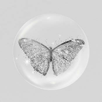 Glittery butterfly sticker, insect aesthetic | Free PSD - rawpixel