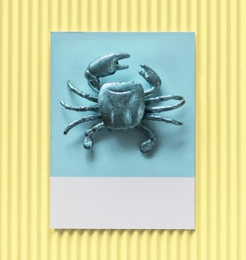 Glittery Crab Figurine