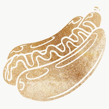 Glittery hot dog sticker design element | Free  transparent png - 2358527