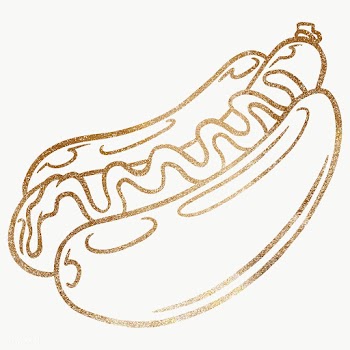 Glittery hot dog sticker design element | Free  transparent png - 2358612