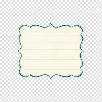 Glittery Journal Tags, square white and yellow line paper art transparent background PNG clipart