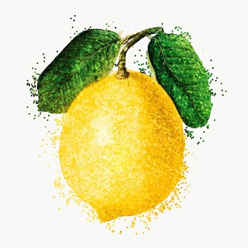 Glittery lemon sticker overlay design element | Free  transparent png - 2366476
