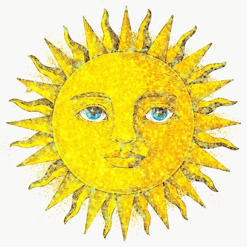 Glittery sun with a face sticker overlay design element  | Free  transparent png - 2366456
