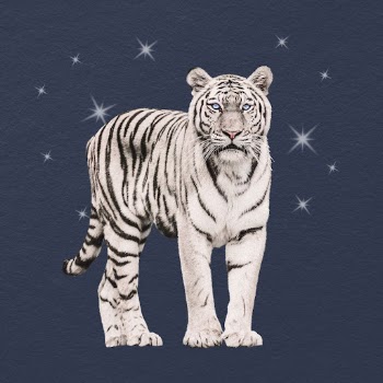 Glittery tiger, surreal clipart, animal | Free Photo - rawpixel