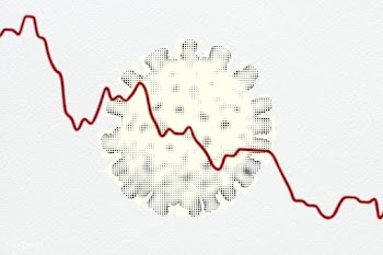 Global economic impact due to coronavirus pandemic background | Free  illustration - 2312441