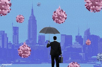 Global economic impact due to coronavirus pandemic background | Free  illustration - 2318998