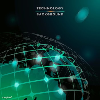 Global technology background | Free stock vector - 579852