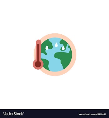 global warming creative icon from ecology icons