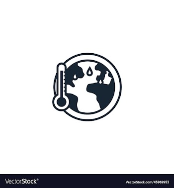 global warming creative icon from ecology icons