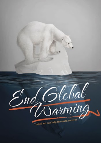 Global warming, editable poster template | Free Vector Template - rawpixel