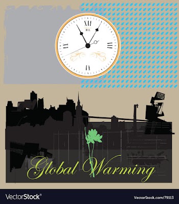 Global warming vector image