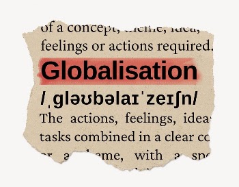 Globalisation ripped dictionary, editable word | Free PSD - rawpixel