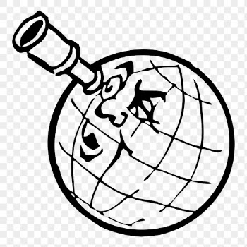 Globe cartoon png sticker, vintage | Free PNG - rawpixel