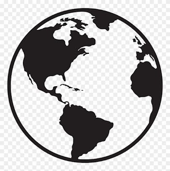 Globe Clipart Black And White Best Globe Black And - Black And White Globe Clipart