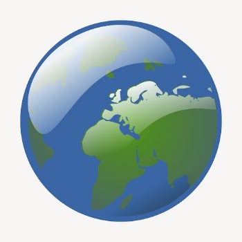 Globe clipart, geography illustration psd. | Free PSD - rawpixel