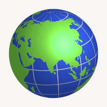 Globe clipart, geography illustration vector. | Free Vector - rawpixel