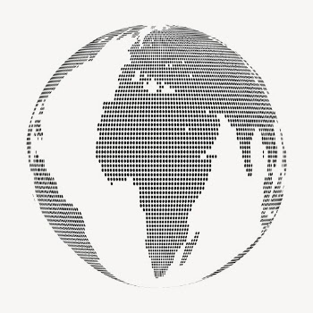 Globe clipart, icon illustration vector. | Free Vector - rawpixel