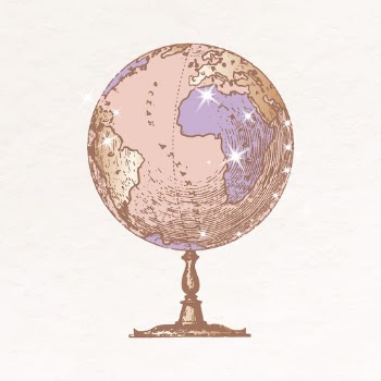 Globe collage element, education aesthetic | Free Vector Illustration - rawpixel