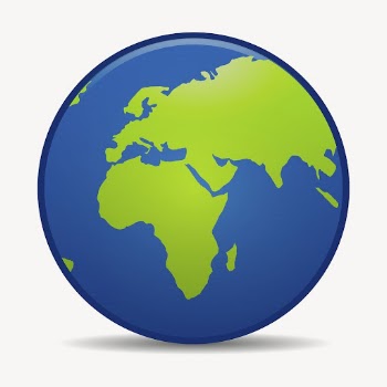 Globe collage element, geography illustration | Free PSD - rawpixel
