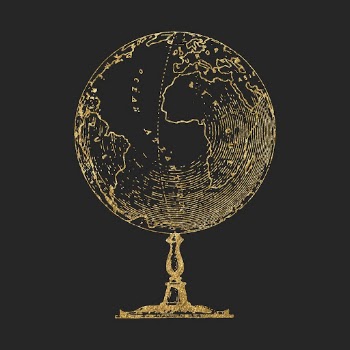 Globe, gold sticker, aesthetic education | Free Vector Illustration - rawpixel