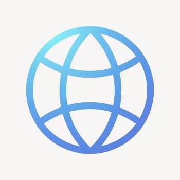 Globe grid icon, aesthetic gradient | Free Icons - rawpixel