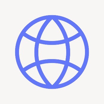 Globe grid icon, flat graphic | Free Icons - rawpixel