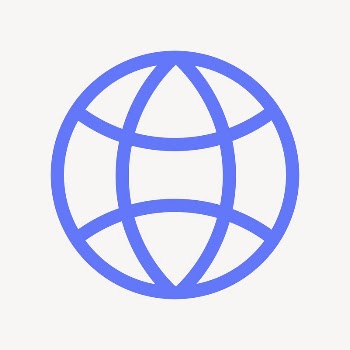 Globe grid icon, flat graphic | Free Icons - rawpixel
