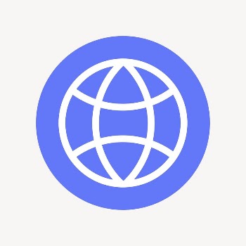 Globe grid icon, flat graphic | Free Icons - rawpixel
