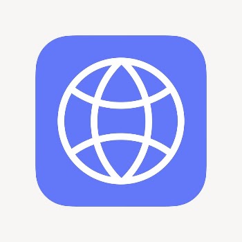 Globe grid icon, flat graphic | Free Icons - rawpixel