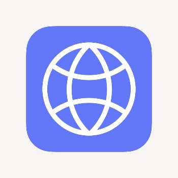 Globe grid icon, flat graphic | Free Icons - rawpixel